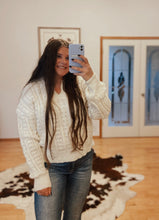Load image into Gallery viewer, Cream Cozy Sweater