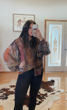 Load image into Gallery viewer, Scarf Print Blouse