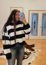 Load image into Gallery viewer, Striped Crew Neck Sweater