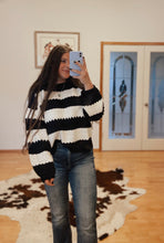 Load image into Gallery viewer, Striped Crew Neck Sweater