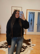 Load image into Gallery viewer, Black Turtleneck Sweater