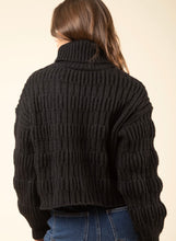 Load image into Gallery viewer, Black Turtleneck Sweater