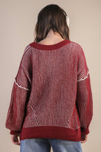 Load image into Gallery viewer, Two Tone Knit Sweater
