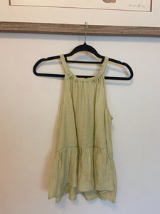 Sage Sleeveless Top