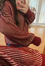 Load image into Gallery viewer, Two Tone Knit Sweater
