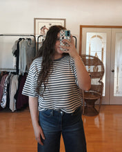Load image into Gallery viewer, Striped Ribbed Top
