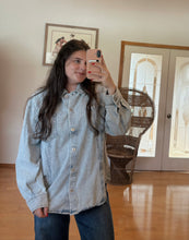 Load image into Gallery viewer, Washed Denim Shirt
