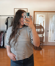 Load image into Gallery viewer, Striped Ribbed Top
