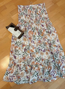 Convertible Floral Skirt
