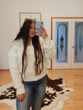 Load image into Gallery viewer, Cream Cozy Sweater
