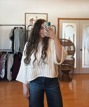 Load image into Gallery viewer, Ivory 3/4 Sleeve Sweater
