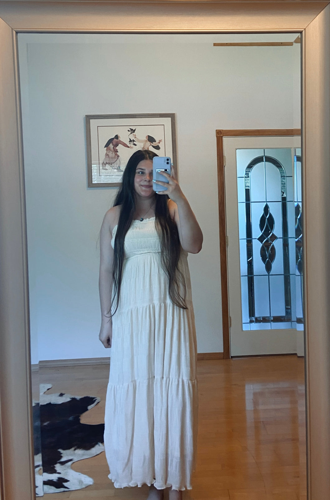 Ivory Midi Dress