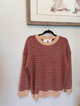 Load image into Gallery viewer, Red &amp; White Stripe Sweater
