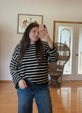 Load image into Gallery viewer, Stripe Knit Sweater
