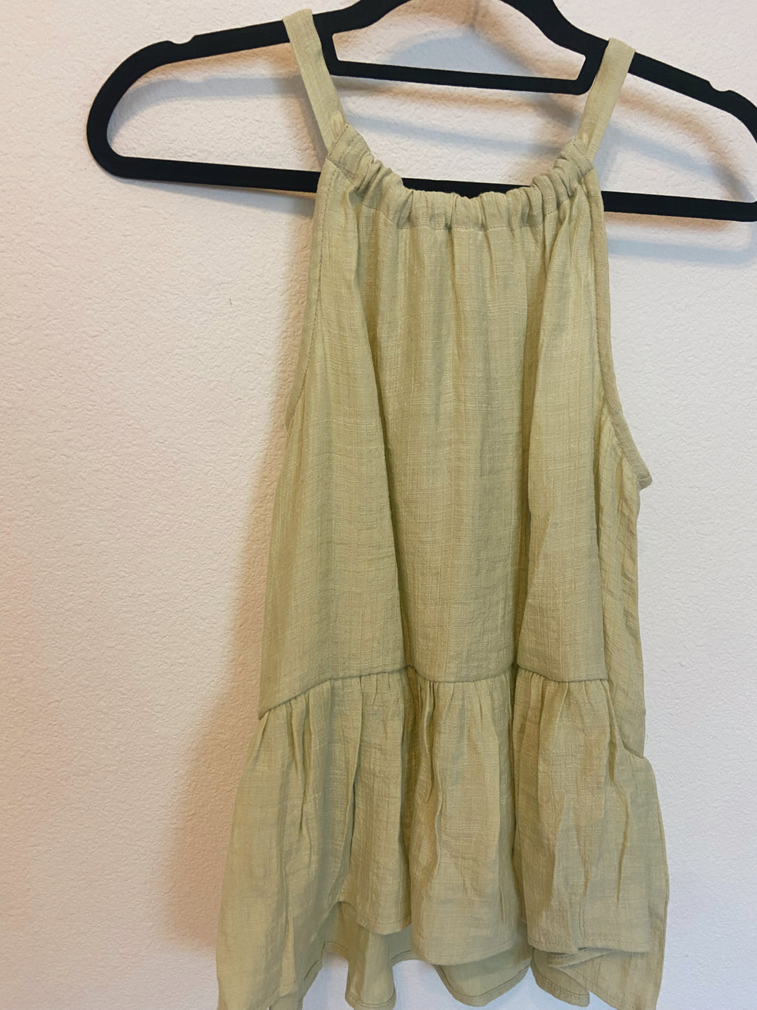 Sage Sleeveless Top