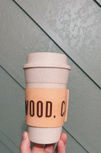 Load image into Gallery viewer, Cottonwood, Ca Leather-Wrapped Hot Tumbler
