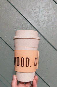 Cottonwood, Ca Leather-Wrapped Hot Tumbler