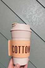 Load image into Gallery viewer, Cottonwood, Ca Leather-Wrapped Hot Tumbler
